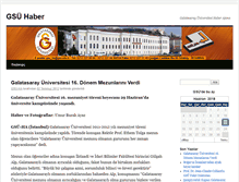 Tablet Screenshot of gsuhaber.gsu.edu.tr