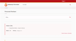 Desktop Screenshot of personel.gsu.edu.tr