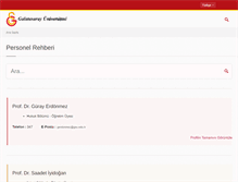 Tablet Screenshot of personel.gsu.edu.tr